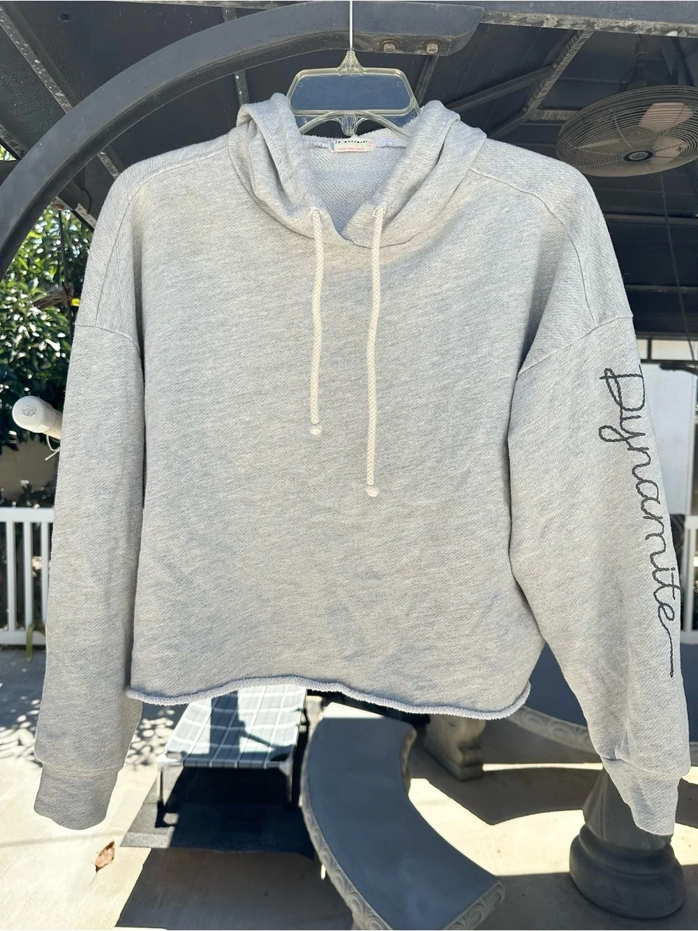 FREE PEOPLE MOVEMENT CROPPED DYNAMITE HOODIE SIZE SMALL LIKE NEW!!